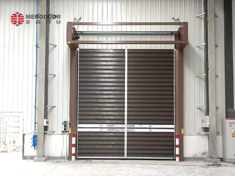 無錫螺旋式電動硬質快速卷簾門插圖2